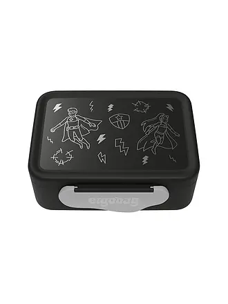 ERGOBAG | Kunststoff Brotdose Fußball | schwarz